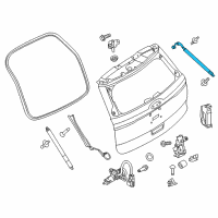 OEM 2014 Ford Police Interceptor Utility Actuator Diagram - BB5Z-14B351-A