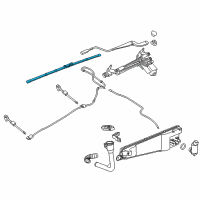 OEM Pontiac Wiper Blade Diagram - 92219233