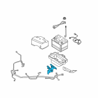 OEM 2012 Ford Escape Support Bracket Diagram - 9L8Z-10A666-A