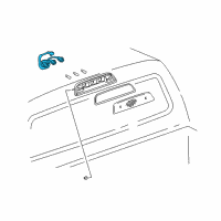 OEM Toyota Tacoma Socket & Wire Diagram - 81576-04010