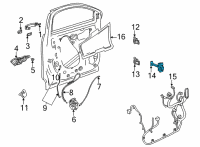 OEM 2021 Buick Encore GX Door Check Diagram - 42484989