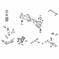 OEM Kia Sorento BUSHING-CROSSMEMBER Diagram - 554562W100