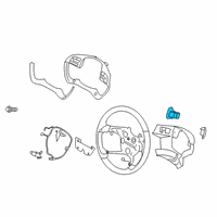 OEM Kia Switch Assembly-Paddle S Diagram - 96770J6000