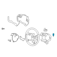 OEM Kia Switch Assembly-Paddle S Diagram - 96780J6000