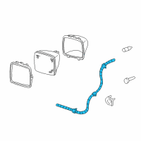 OEM 1995 Chevrolet K2500 Suburban Harness Asm-Fwd Lamp Wiring Diagram - 12167842