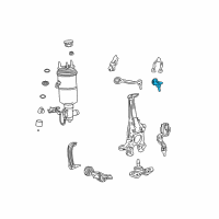 OEM 2018 Lexus LS500h Suspension Arm Assembly Diagram - 48610-59165