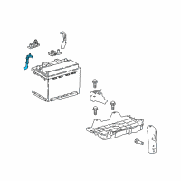 OEM Toyota Negative Cable Diagram - 82122-06330