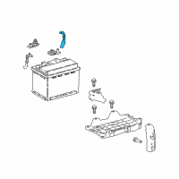 OEM Toyota Camry Negative Cable Diagram - 82123-06110