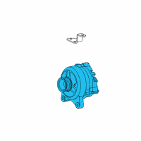 OEM Ford F-250 Alternator Diagram - 4U2Z-10V346-EMRM