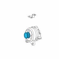 OEM Ford F-150 Pulley Diagram - F65Z-10344-AA