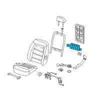 OEM Lincoln Switch Assembly Diagram - 4C5Z-14D694-AAA