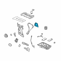 OEM Ford Escape Rear Main Seal Retainer Diagram - 1S7Z-6A321-B