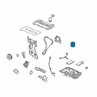 OEM 2007 Ford Escape Filter Element Diagram - 3S7Z-6731-A