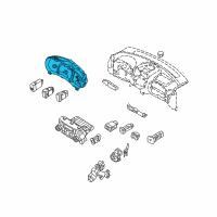 OEM Kia Sedona Cluster Assembly-Instrument Diagram - 940114D080