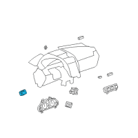 OEM Saturn Switch Asm-Headlamp Diagram - 20919455