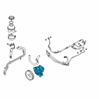 OEM BMW M5 Power Steering Pump Diagram - 32-41-2-282-951