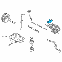 OEM 2019 Hyundai Sonata Motor Assembly-Vcm Diagram - 28323-2GTA1
