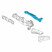 OEM 2015 Toyota Corolla Upper Shield Diagram - 17167-0T060