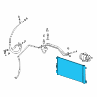 OEM Saturn Condenser Diagram - 20820058