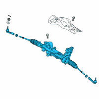 OEM 2020 Hyundai Veloster N Gear & Linkage Assembly-MDPS Diagram - 57700-K9000