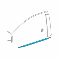 OEM 2020 Toyota Corolla Belt Molding Diagram - 75710-12890