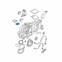 OEM 2000 Mercury Mountaineer Motor Assembly Diagram - YL5Z-19E616-AA