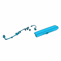 OEM 2020 Chevrolet Silverado 2500 HD High Mount Lamp Diagram - 84487008