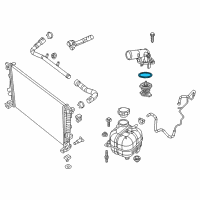 OEM 2017 Ram ProMaster 3500 Seal-THERMOSTAT Diagram - 4893377AA