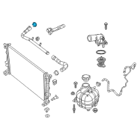 OEM 2021 Jeep Cherokee Clamp-Hose Diagram - 4596498AA