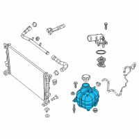 OEM 2020 Jeep Cherokee Bottle-COOLANT Diagram - 68288281AB