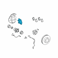 OEM 2005 Toyota Tacoma Caliper Diagram - 47730-04092