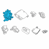 OEM 2014 Nissan Leaf Clock Spring Steering Air Bag Wire Diagram - 25554-3JA1B