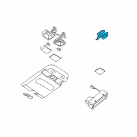 OEM 2001 Infiniti QX4 Switch-SUNROOF Diagram - 25450-4W300