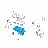 OEM Mercury Air Cleaner Body Diagram - 9M6Z-9A600-A