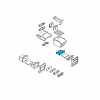 OEM 2014 BMW X6 Oddments Tray Centre Console, Rear Diagram - 51-16-6-973-520