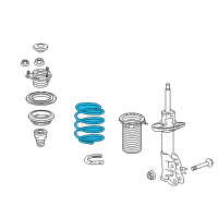 OEM 2019 Acura ILX Spring, Right Front Diagram - 51401-T3R-A03