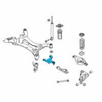OEM 2020 Nissan Pathfinder Arm Rear Suspension RH Diagram - 55501-3JA0B