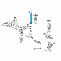 OEM 2019 Nissan Pathfinder ABSORBER Kit - Shock, Rear Diagram - E6210-9NF0A