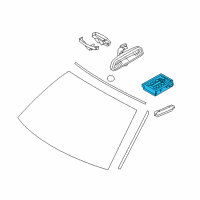 OEM 2016 BMW X4 Rain/Light/Solar Sensor Diagram - 61-35-9-254-026