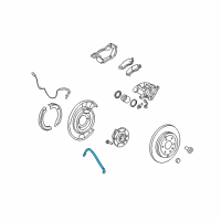 OEM 2011 GMC Acadia Brake Hose Diagram - 19368465