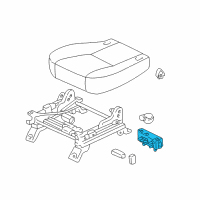 OEM 2001 Toyota Sienna Seat Switch Diagram - 84922-AA010