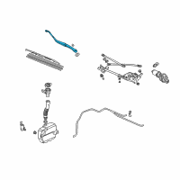 OEM 2003 Acura CL Arm, Windshield Wiper (Driver Side) Diagram - 76600-S0K-A01