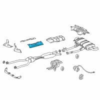 OEM 2021 Lexus LC500 INSULATOR, Front Floor Diagram - 58158-11010