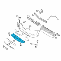 OEM Nissan Rogue Bracket-Apron Diagram - 62660-4BC0A