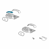 OEM 2018 Kia Soul EV Lamp Assembly-Outside Mirror Diagram - 87614B2500