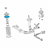 OEM 1996 BMW M3 Coil Spring Insulator Diagram - 31-33-2-227-902