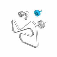 OEM 2011 Ford Transit Connect Serpentine Idler Pulley Diagram - 4S7Z-8678-A