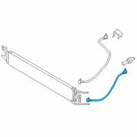 OEM 2011 Ford Focus Lower Hose Diagram - 8S4Z-7890-B