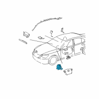 OEM 2014 Lexus LS460 Spiral Cable Sub-Assembly Diagram - 84306-50210