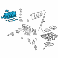 OEM 2010 Lexus LS460 Manifold, Intake Diagram - 17120-38021